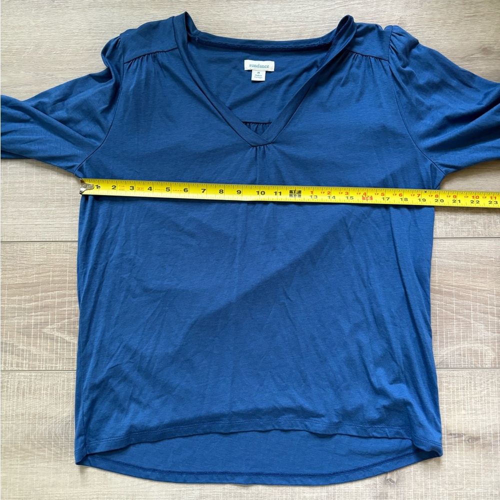 Sundance Deep Blue Long Sleeve Top - Picture 3 of 7